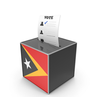 East Timor Country Flag Election Vote Box PNG & PSD Images