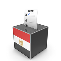 Egypt Country Flag Election Vote Box PNG & PSD Images