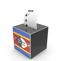 Eswatini Country Flag Election Vote Box PNG & PSD Images