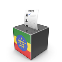Ethiopia Country Flag Election Vote Box PNG & PSD Images