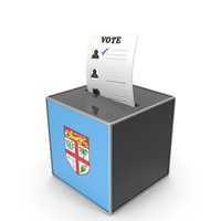 Fiji Country Flag Election Vote Box PNG & PSD Images