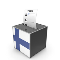 Finland Country Flag Election Vote Box PNG & PSD Images