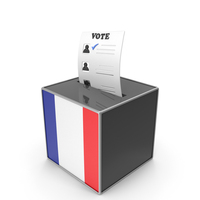 France Country Flag Election Vote Box PNG & PSD Images