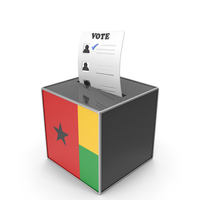 Guinea Bissau Country Flag Election Vote Box PNG & PSD Images