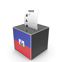Haiti Country Flag Election Vote Box PNG & PSD Images