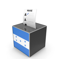 Honduras Country Flag Election Vote Box PNG & PSD Images