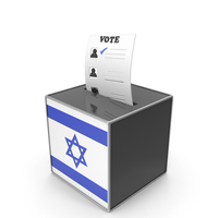 Israel Country Flag Election Vote Box PNG & PSD Images