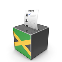 Jamaica Country Flag Election Vote Box PNG & PSD Images
