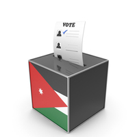 Jordan Country Flag Election Vote Box PNG & PSD Images