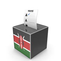 Kenya Country Flag Election Vote Box PNG & PSD Images