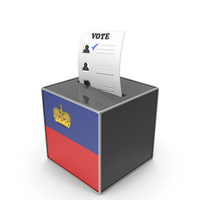 Liechtenstein Country Flag Election Vote Box PNG & PSD Images