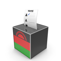 Malawi Country Flag Election Vote Box PNG & PSD Images