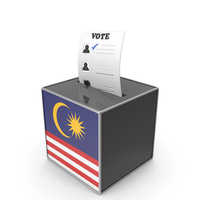 Malaysia Country Flag Election Vote Box PNG & PSD Images