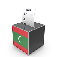 Maldives Country Flag Election Vote Box PNG & PSD Images