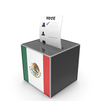 Mexico Country Flag Election Vote Box PNG & PSD Images