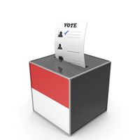 Monaco Country Flag Election Vote Box PNG & PSD Images