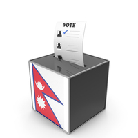 Nepal Country Flag Election Vote Box PNG & PSD Images