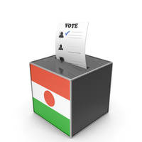 Niger Country Flag Election Vote Box PNG & PSD Images