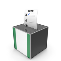 Nigeria Country Flag Election Vote Box PNG & PSD Images