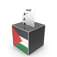 Palestine Country Flag Election Vote Box PNG & PSD Images