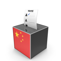 Peoples Republic Of China Country Flag Election Vote Box PNG & PSD Images