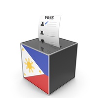 Philippines Country Flag Election Vote Box PNG & PSD Images