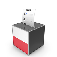 Poland Country Flag Election Vote Box PNG & PSD Images