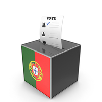 Portugal Country Flag Election Vote Box PNG & PSD Images
