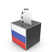 Russia Country Flag Election Vote Box PNG & PSD Images