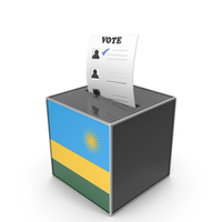 Rwanda Country Flag Election Vote Box PNG & PSD Images