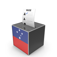 Samoa Country Flag Election Vote Box PNG & PSD Images