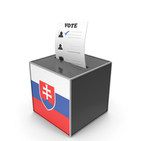 Slovakia Country Flag Election Vote Box PNG & PSD Images