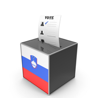 Slovenia Country Flag Election Vote Box PNG & PSD Images
