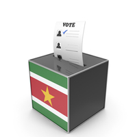 Suriname Country Flag Election Vote Box PNG & PSD Images