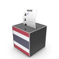 Thailand Country Flag Election Vote Box PNG & PSD Images