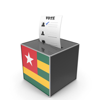 Togo Country Flag Election Vote Box PNG & PSD Images