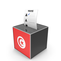 Tunisia Country Flag Election Vote Box PNG & PSD Images