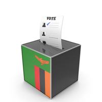 Zambia Country Flag Election Vote Box PNG & PSD Images