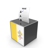 Vatican City Country Flag Election Vote Box PNG & PSD Images