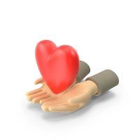 Big Heart In The Hands PNG & PSD Images