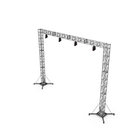Truss With Red Studio Light PNG & PSD Images