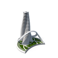 Sci Fi Futuristic Building Concept PNG & PSD Images