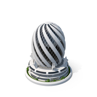 Sci Fi Futuristic Building Concept PNG & PSD Images