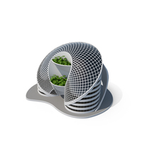 Sci Fi Futuristic Building Concept PNG & PSD Images