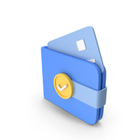 Wallet With Bank Card Icon PNG & PSD Images