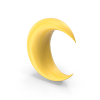 Crescent Moon Colored Icon PNG & PSD Images
