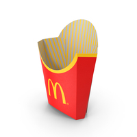 French Fry Box McDonalds PNG & PSD Images