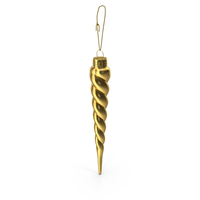 Christmas Toy Helix Gold PNG & PSD Images