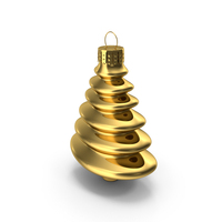 Christmas Tree Ornament Gold PNG & PSD Images