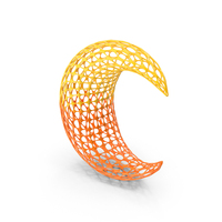Abstract Crescent Moon Coloued Icon PNG & PSD Images
